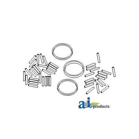 A & I Products Bearing Kit, Reverse Gear 2.5" x3" x0.5" A-830735M91